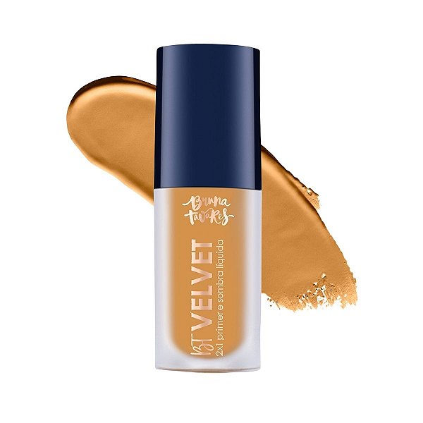 Primer e Sombra Líquida Bruna Tavares Bt Velvet 2x1 Mustard