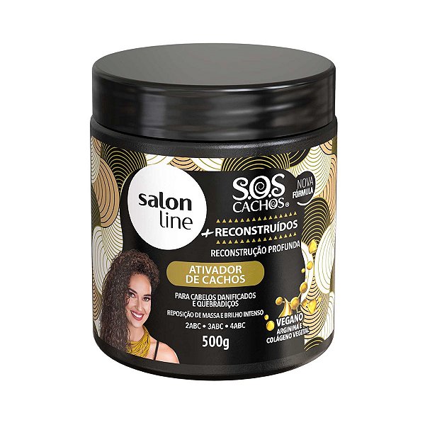 Ativador de Cachos Salon Line Sos Cachos + Reconstruídos 500g