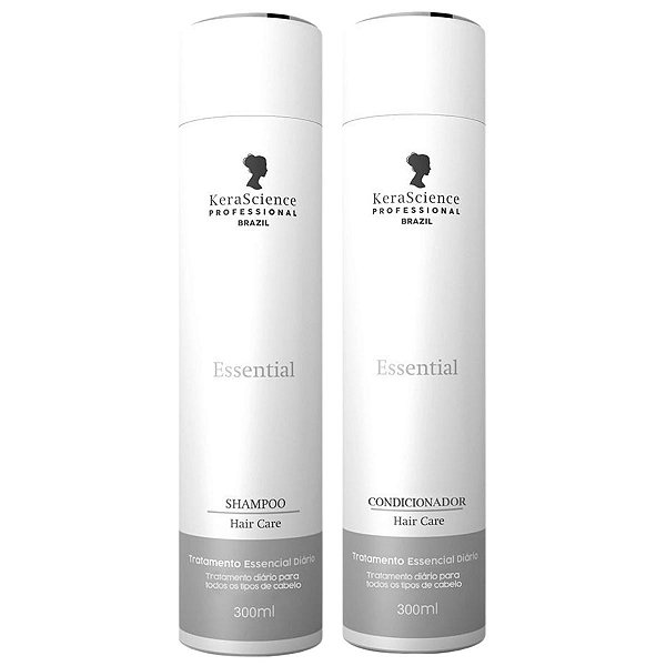 Shampoo + Condicionador Kerascience Tratamento Essencial Diário 300ml
