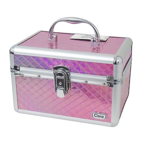 Maleta de Maquiagem Cisne Ruby's Rosa Csn-5131lc-2