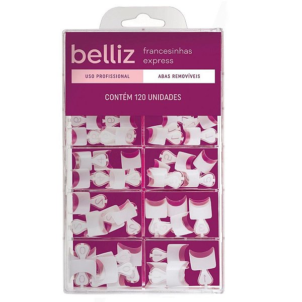 Unhas Belliz Francesinha Express 120un Cód. 1287