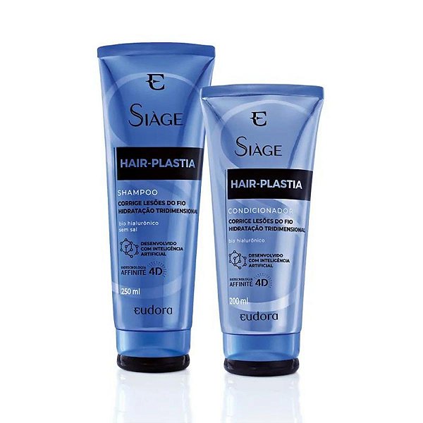 Shampoo + Condicionador Siage Eudora Hair-plastia