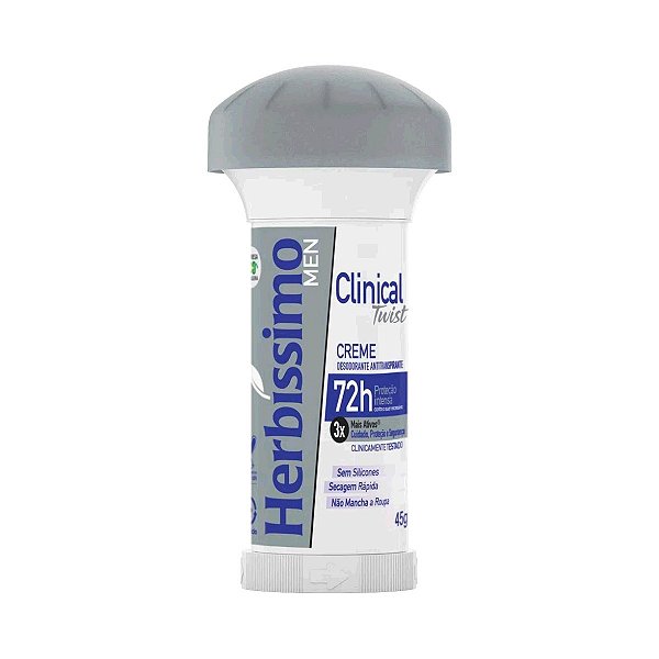Creme Desodorante Herbissimo Men Clinical Twist 45g