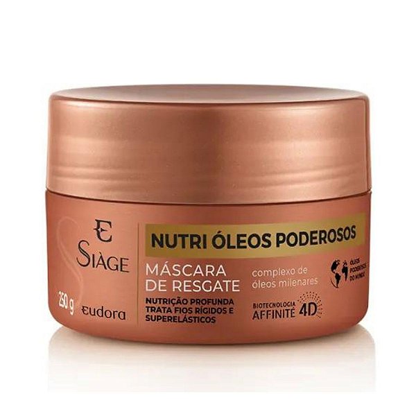 Máscara Siage Eudora Nutri Óleos Poderosos 250g