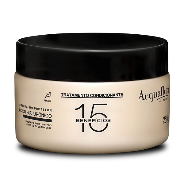 Máscara Acquaflora 15 Benefícios Tratamento Condicionante 250g