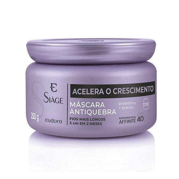 Máscara Siage Eudora Acelera O Crescimento 250g