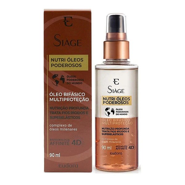 Óleo Bifásico Siage Eudora Nutri Óleos Poderosos 90ml