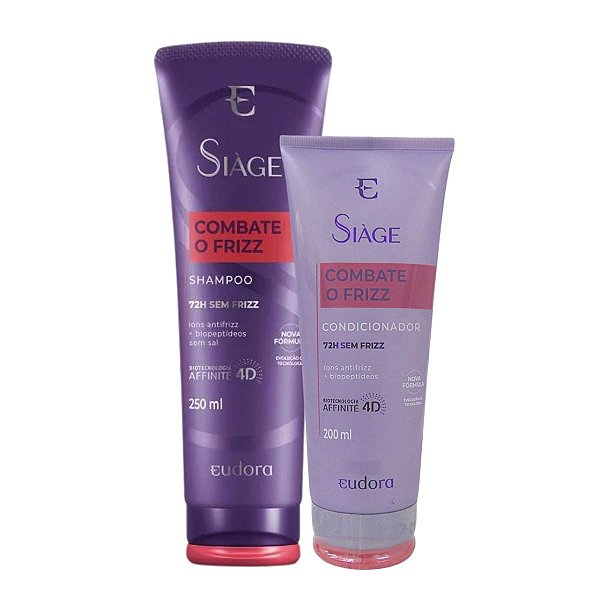 Shampoo + Condicionador Siage Eudora Combate O Frizz