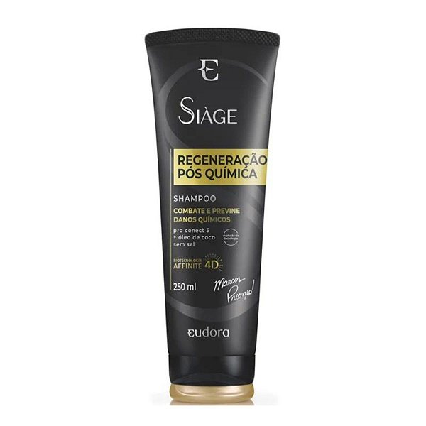 Shampoo Siage Eudora Regeneração Pós Química 250ml