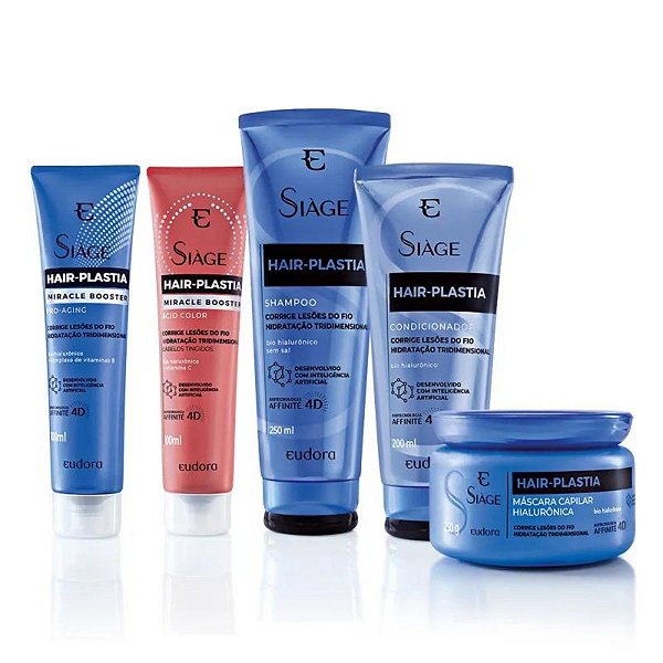Kit Siage Eudora Hair-plastia Com 5