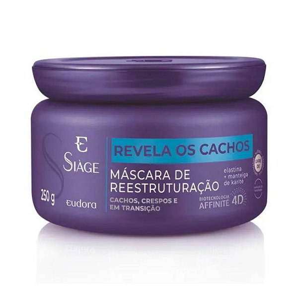 Máscara Siage Eudora Revela Os Cachos 250g