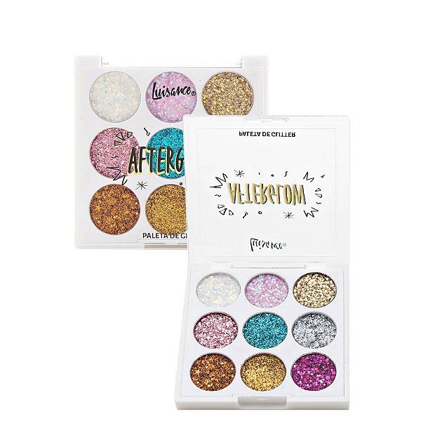 Paleta de Glitter Luisance Afterglow Cor A 10.8g Ref: L3171