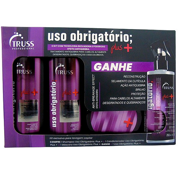 Kit Truss Uso Obrigatorio Plus + Com 4