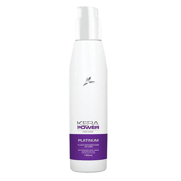 Fluido Kera Power Platinum Intensificador do Loiro 150ml