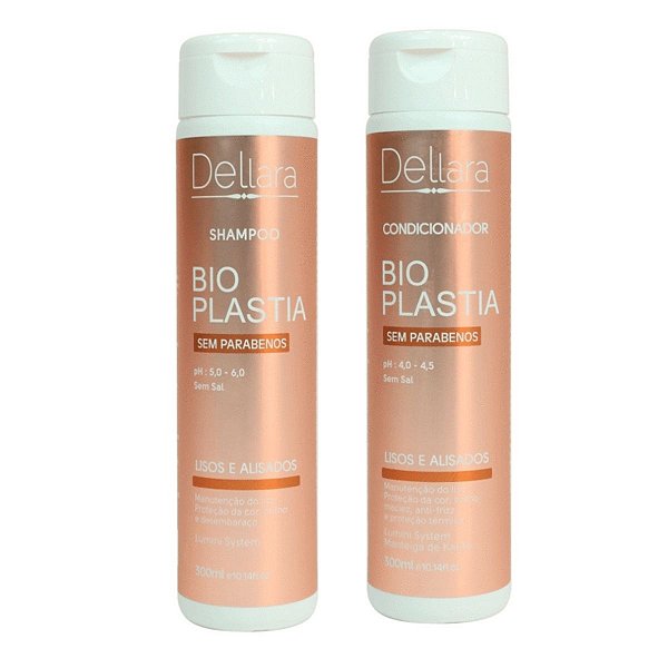 Shampoo + Condicionador Dellara Bio Plastia