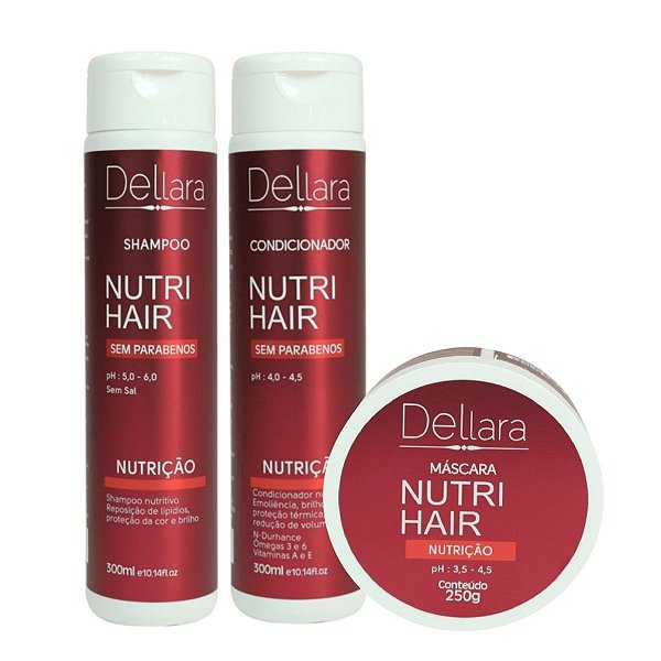 Kit Dellara Nutri Hair C/3