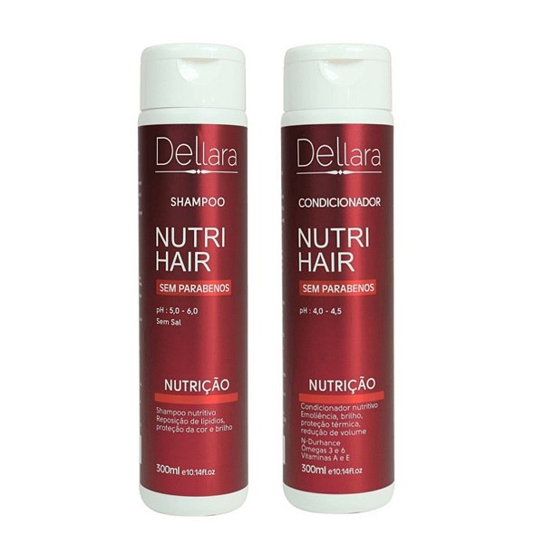 Shampoo + Condicionador Dellara Nutri Hair