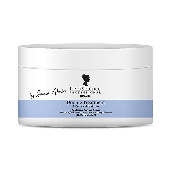 Máscara Kerascience Restaura Pontas Secas Sonia Abrão Double Treatment 300g