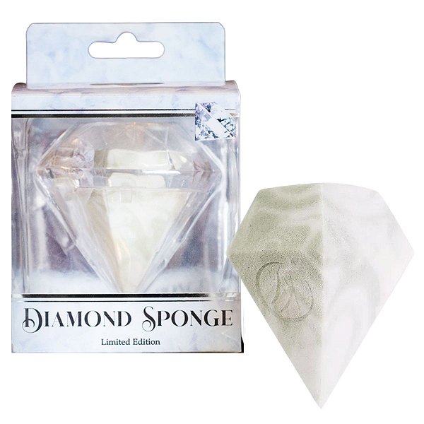 Esponja Para Maquiagem Klass Vough Diamond Pf-600