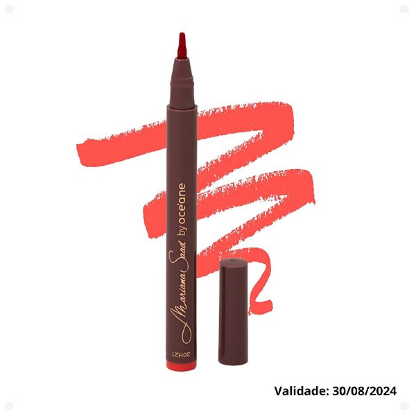 Caneta Batom Red My Lips Mariana Saad By Oceane Val. 30/08/2024