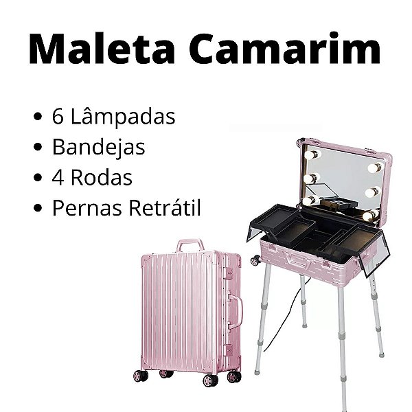 Maleta Camarim Boeki Rose Gold Kc-215