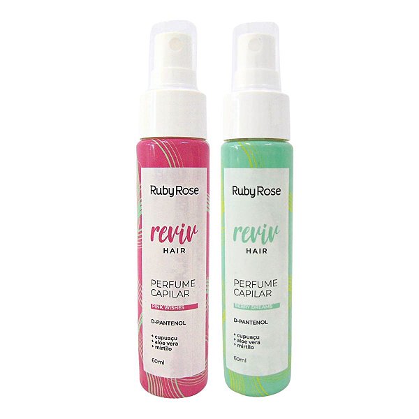 Perfume Capilar Ruby Rose Reviv Hair 60ml C/2