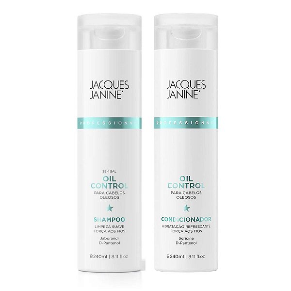 Jacques Janine Oil Control: Shampoo e Condicionador 240ml