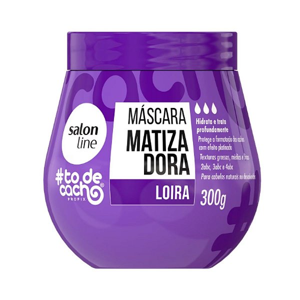 Máscara Matizadora Salon Line #todecacho Loira 300g