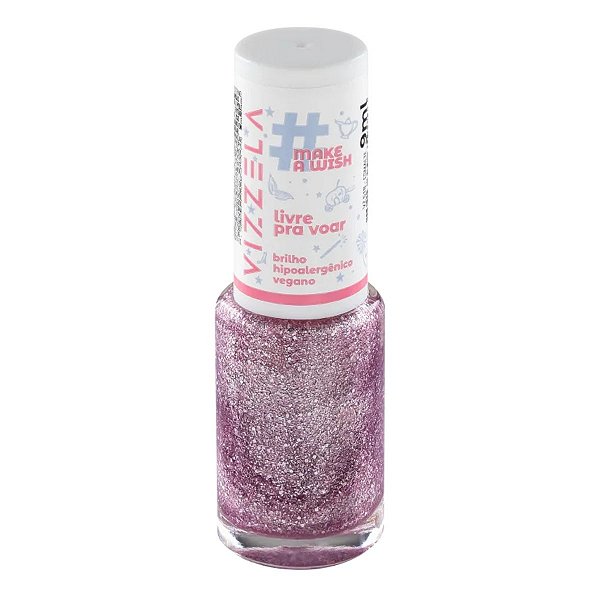 Esmalte de Brilho Vizzela #makeawish Livre Pra Voar 9ml