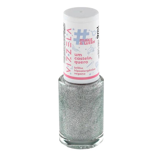 Esmalte de Brilho Vizzela #makeawish Um Castelo, Quero 9ml