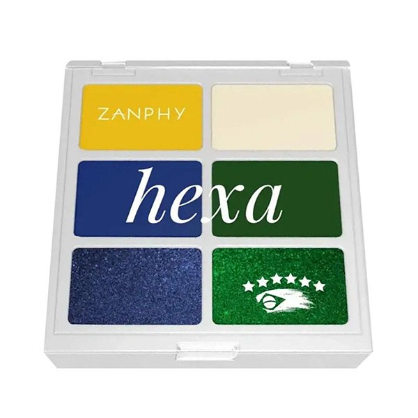 Paleta Zanphy Maquiagem Multifuncional Hexa Copa 1,5g