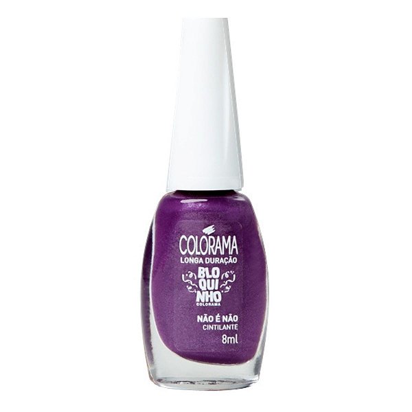 Esmalte Cintilante Colorama Bloquinho Não É Não 8ml