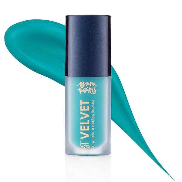 Primer e Sombra Líquida Bruna Tavares Bt Velvet 2x1 Teal
