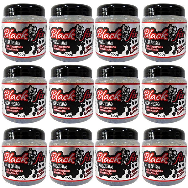 Kit Gel Cola Black Fix 500g C/12