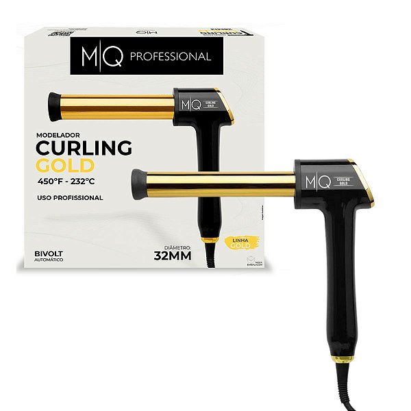 Modelador Mq Curling Gold 450°f 32mm Bivolt