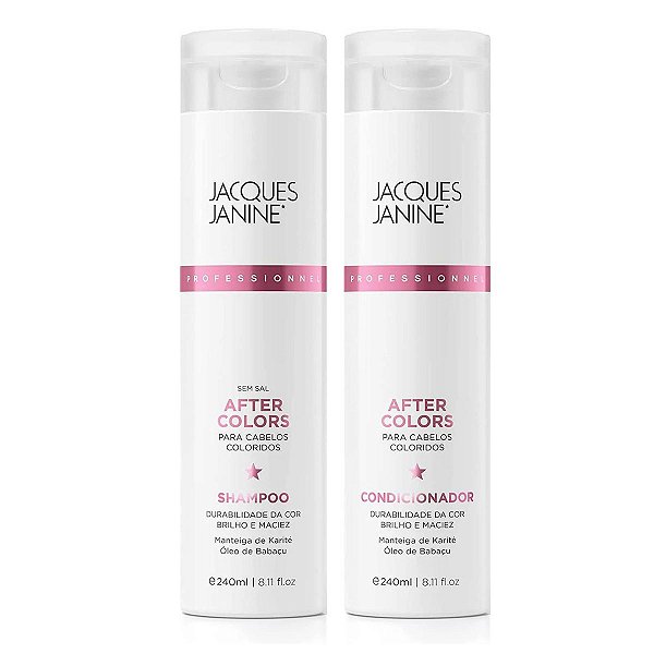 Kit Jacques Janine After Colors: Shampoo e Condicionador 240ml