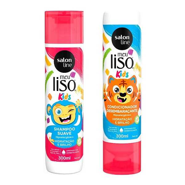 Shampoo + Condicionador Salon Line Kids Meu Lisinho Imaginação e Diversão 300ml