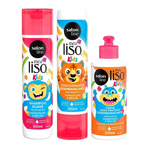 Kit Salon Line Kids Meu Lisinho Imaginação e Diversão C/3