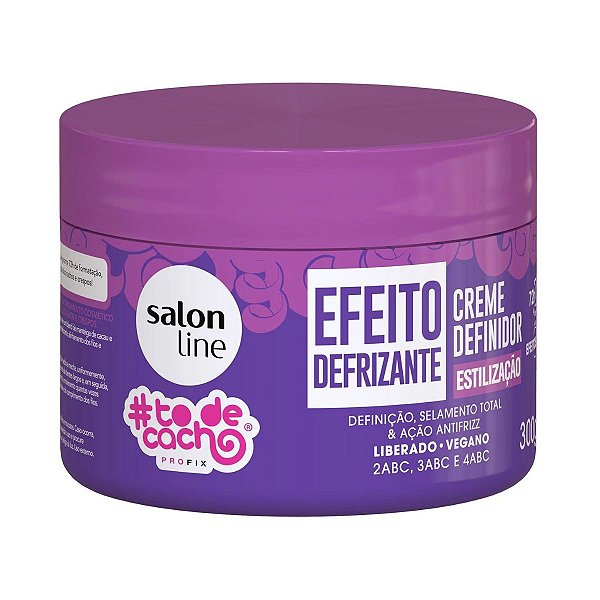 Creme Definidor Salon Line Efeito Defrizante #todecacho 300g