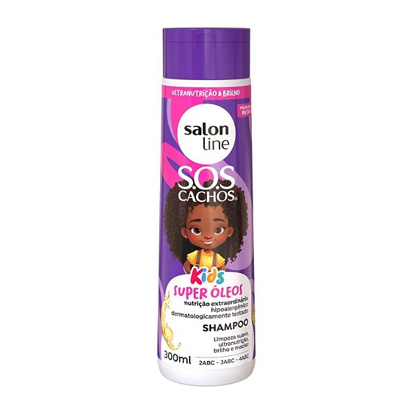 Shampoo Salon Line Kids Sos Cachos Super Óleos 300ml