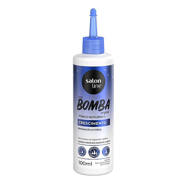 Tônico Noturno Crescimento Salon Line Sos Bomba Reparação e Força 100ml