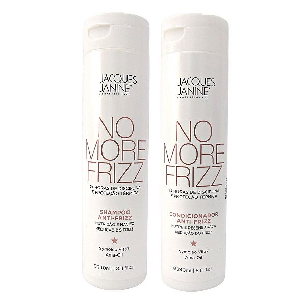 Kit Jacques Janine No More Frizz: Shampoo e Condicionador 240ml