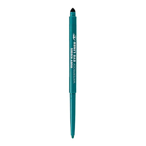 Lápis Retrátil Para Olhos Ruby Kisses Eye Liner A Prova D´água Turquesa 0,35g