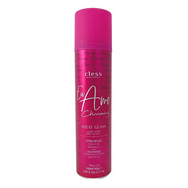 Spray de Brilho Gloss Cless Eu Amo Charming 150ml