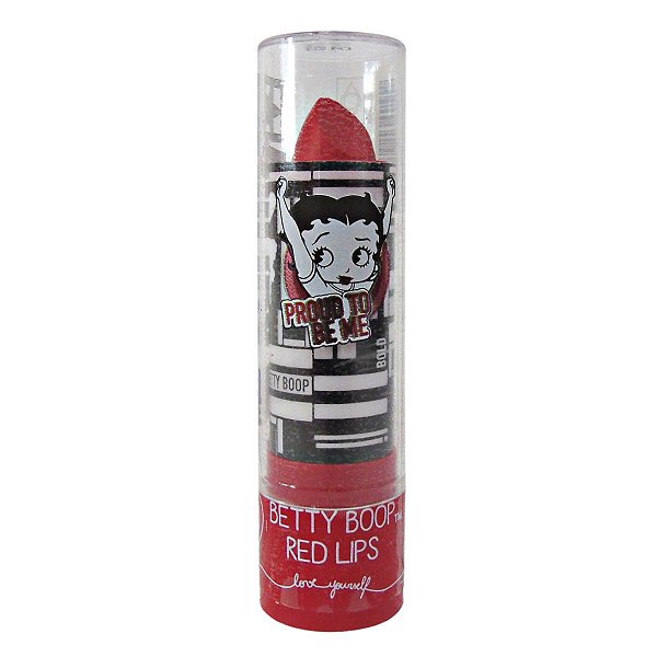 Batom Matte Safira Betty Boop Red Lips 2gr