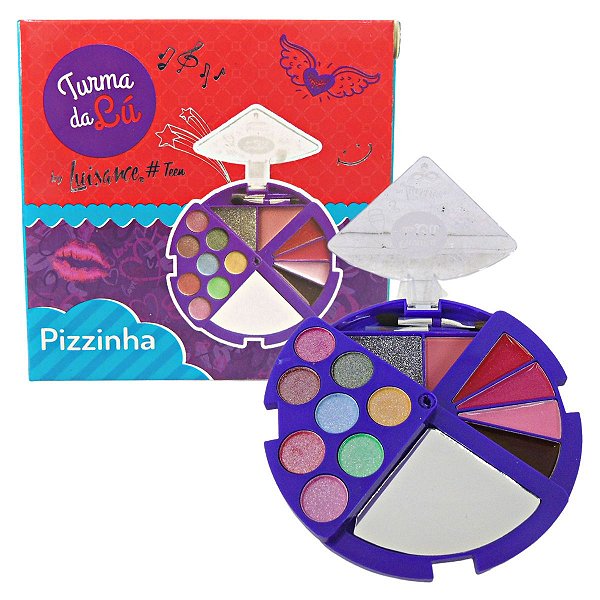 Kit de Maquiagem Pizzinha Luisance Turma da Lú Cor Roxa Lt611