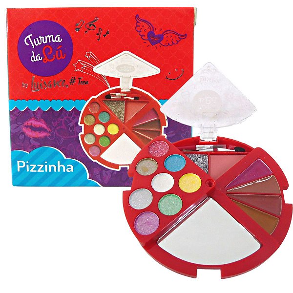 Kit de Maquiagem Pizzinha Luisance Turma da Lú Cor Vermelha Lt611