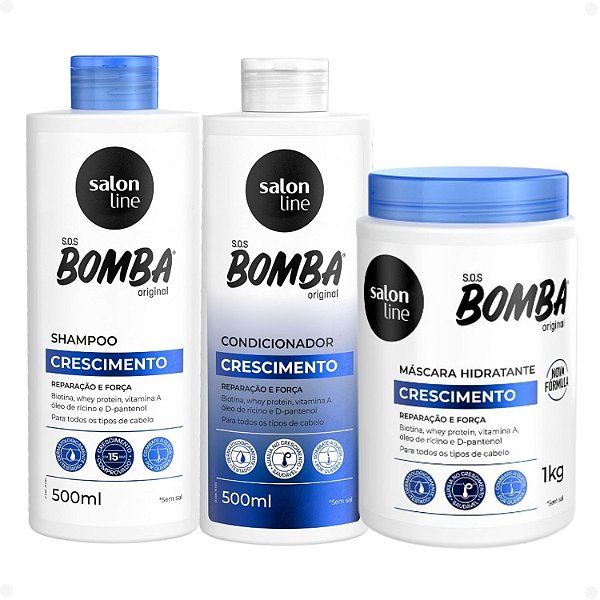 Kit Salon Line Sos Bomba Original Com 3