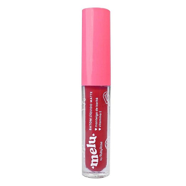 Batom Liquido Matte Melu By Ruby Rose Red Velvet Cm06 Ref:rr-563/6 3,5ml