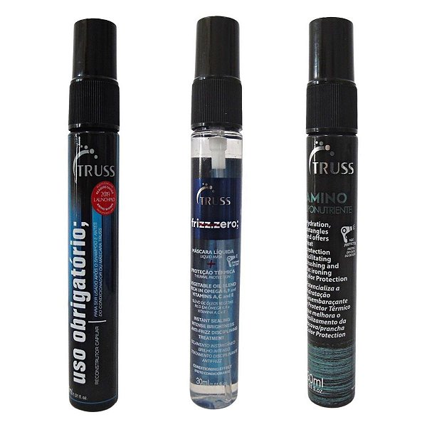 Kit Truss Uso Obrigatório + Frizz Zero + Amino 30ml C/3